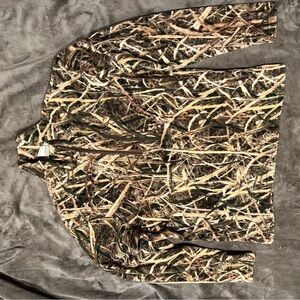 Mack’s Prairie Wings pull over fleece in camo-Large